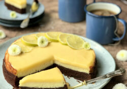 Brownie Cheesecake Mit Lemon Curd - Von Januar Bis Dezember for Lemon Curd Kuchen