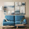 Grönby Bild 9Er Set – Blaue Landschaft 179X112 Cm With Regard To Wandbilder Wohnzimmer Ikea