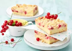 Johannisbeer-Pudding-Kuchen within Kuchen Mit Johannisbeeren